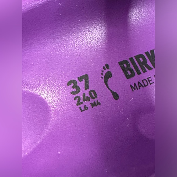 Birkenstock Arizona EVA Women's Comfort Sandal Bright Violet Sz 6 EU 37 NWT - Picture 11 of 11